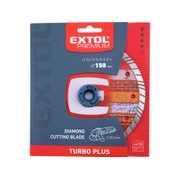 EXTOL PREMIUM KOTOUČ DIAMANTOVÝ ŘEZNÝ TURBO PLUS - SUCHÉ I MOKRÉ ŘEZÁNÍ, O 150X22,2X2,5MM, 8803033 - DIA KOTOUČ 150 MM - PŘÍSLUŠENSTVÍ