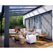 PALRAM - CANOPIA STOCKHOLM 3,4 X 5,2 ANTRACIT LUXUSNÍ HLINÍKOVÁ (MONTOVANÁ) PERGOLA - ZAHRADNÍ STANY - ALTÁN - ZAHRADA