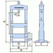 RUČNÍ STOLNÍ LIS WPP 15 T - LISY HYDRAULICKÉ - KOVOOBRÁBĚCÍ STROJE