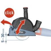 EXTOL PREMIUM KRYT/ADAPTÉR ODSÁVACÍ PRO ŘEZÁNÍ ÚHLOVOU BRUSKOU, O115/125MM, 8807026 - STOJANY PRO ÚHLOVÉ BRUSKY - PŘÍSLUŠENSTVÍ