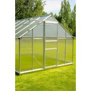 SKLENÍK GREENHOUSE, ALU, PC 6 MM, 250X370X195CM - SKLENÍK, FOLIOVNÍK - ZAHRADA