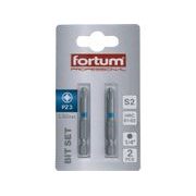 FORTUM HROT KŘÍŽOVÝ POZIDRIV, SADA 2KS, PZ 3X50MM, S2, 4741313 - STANDARDNÍ BITY PZ - PŘÍSLUŠENSTVÍ