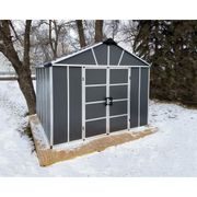 PALRAM - CANOPIA YUKON 11' X 9' ANTRACIT HEAVY DUTY PROSTORNÝ DOMEK S MOŽNOSTÍ DALŠÍHO ROZŠÍŘENÍ (ZÁKLADNÍ MODUL) - ZAHRADNÍ DOMKY - DŮM A DOMÁCNOST, ELEKTRO..