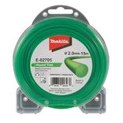 MAKITA E-02705 - STRUNA NYLONOVÁ 2,0MM, 15M, ZELENÁ, KULATÁ = OLD 369224690 - 2,0MM - ZAHRADA