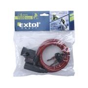 EXTOL CRAFT ZÁMEK NA KOLO - LANKO, 6X1500MM, 77750 - ZÁMKY NA KOLO - DÍLNA A GARÁŽ