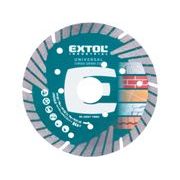 EXTOL INDUSTRIAL KOTOUČ DIAMANTOVÝ ŘEZNÝ, TURBO GRIND CUT, SUCHÉ I MOKRÉ ŘEZÁNÍ, O 115X22,2X2,2MM, 8703061 - DIA KOTOUČ 115 MM{% if kategorie.adresa_nazvy[0] != zbozi.kategorie.nazev %} - PŘÍSLUŠENSTVÍ{% endif %}