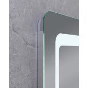 KOUPELNOVÉ ZRCADLO S LED OSVĚTLENÍM, PROTIZAMLŽOVACÍ FUNKCÍ A REGULACÍ JASU, MR09-80×60-REVERSE TWEE | MR09-80×60-REVERSE TWEE PROCRAFT - ZRCADLA - SANITA