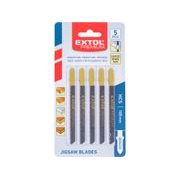 EXTOL PREMIUM PLÁTKY DO PŘÍMOČARÉ PILY 5KS, 75X2,5MM, HCS, 8805005 - PILOVÉ LISTY PLÁTKY DO PŘÍMOČARKY - PŘÍSLUŠENSTVÍ