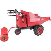 EXTOL PREMIUM TRANSPORTÉR S POJEZDEM AKU, 400KG, 200L, 54V LI-ION, 15AH, 8891591 - MOTOROVÉ A AKU VOZÍKY, KOLEČKA, MOTÚČKA - STAVEBNÍ TECHNIKA