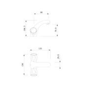 BALLETTO BATERIE UMYVADLOVÁ STOJÁNKOVÁ, 85002 - UMYVADLOVÉ BATERIE - SANITA