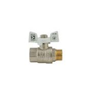 KULOVÝ KOHOUT MOTÝL, BÍLÝ, KR.218.W 1/2"FM | KR.218.W 1/2"FM PROCRAFT - PŘÍSLUŠENSTVÍ (KOHOUTY, ŠROUBENÍ,...) - SANITA