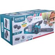 EXTOL INDUSTRIAL PILA ŘETĚZOVÁ AKU SHARE20V, 40CM, BRUSHLESS, 2X4AH, 8791920 - AKU ŘETĚZOVÉ PILY - ZAHRADA