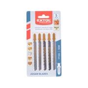 EXTOL PREMIUM PLÁTKY DO PŘÍMOČARÉ PILY 5KS, 75X4,0MM, HCS, 8805009 - PILOVÉ LISTY PLÁTKY DO PŘÍMOČARKY - PŘÍSLUŠENSTVÍ