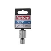 FORTUM HLAVICE NÁSTRČNÁ VNITŘNÍ TORX 1/2", E 12, L 38MM, 4700701 - NÁSTRČNÉ HLAVICE, OŘECHY - RUČNÍ NÁŘADÍ