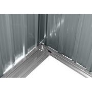 RIWALL PRO RMSP 9X8 ANTHRACITE LUX ZAHRADNÍ DOMEK KOVOVÝ 2,4 X 2,8 M S PULTOVOU STŘECHOU ANTRACIT - ZAHRADNÍ DOMKY - DŮM A DOMÁCNOST, ELEKTRO..