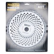 NŮŽ KŘOVINOŘEZU (KOTOUČ) (D255*25.4) 40T ZAOBLENÝ PROCRAFT | H/P-1 PROCRAFT - ŽACÍ LISTY - NOŽE{% if kategorie.adresa_nazvy[0] != zbozi.kategorie.nazev %} - ZAHRADA{% endif %}