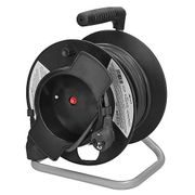 PRODLUŽOVACÍ PŘÍVOD 1Z - NA BUBNU, 3X1,5MM2, ČERNÝ, 25M - PRODLUŽOVACÍ KABELY - PŘÍSLUŠENSTVÍ