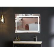 KOUPELNOVÉ ZRCADLO S LED OSVĚTLENÍM, PROTIZAMLŽOVACÍ FUNKCÍ A REGULACÍ JASU, MR09-80×60-REVERSE TWEE | MR09-80×60-REVERSE TWEE PROCRAFT - ZRCADLA - SANITA