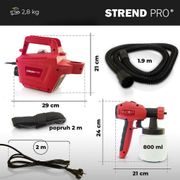 ELEKTRICKÁ STŘÍKACÍ PISTOLE JS-FB17AII, 650W, 800ML, S KOMPRESOREM - STŘÍKACÍ PISTOLE ELEKTRICKÉ - ELEKTRICKÉ NÁŘADÍ