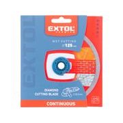EXTOL PREMIUM KOTOUČ DIAMANTOVÝ ŘEZNÝ CELOOBV. EXTRA TENKÝ - MOKRÉ ŘEZÁNÍ, O 125X22,2X1,1MM, 8803022 - DIA KOTOUČ 125 MM - PŘÍSLUŠENSTVÍ