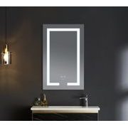 KOUPELNOVÉ ZRCADLO S LED OSVĚTLENÍM, PROTIZAMLŽOVACÍ FUNKCÍ A REGULACÍ JASU, MR07-50×80 HARD | MR07-50×80 HARD PROCRAFT - ZRCADLA - SANITA