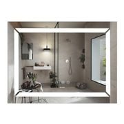 KOUPELNOVÉ ZRCADLO S LED OSVĚTLENÍM, PROTIZAMLŽOVACÍ FUNKCÍ A REGULACÍ JASU, MR01-80×60 LIGHT | MR01-80×60 LIGHT PROCRAFT - ZRCADLA - SANITA