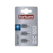 FORTUM HROT TORX, SADA 3KS, T 7X25MM, S2, 4741407 - STANDARDNÍ BITY TORX - PŘÍSLUŠENSTVÍ