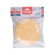 EXTOL PREMIUM KOTOUČ LEŠTÍCÍ VLNĚNÝ, ŽLUTÝ, T180, ⌀190MM, 1PLY VLNA 50/50, SUCHÝ ZIP ⌀150MM, 8804570 - PRO LEŠTIČKY - PŘÍSLUŠENSTVÍ