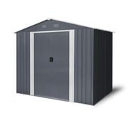 RIWALL PRO RMSA 6X8 ANTHRACITE ZAHRADNÍ DOMEK KOVOVÝ 2,4 X 1,7 M SE SEDLOVOU STŘECHOU ANTRACIT - ZAHRADNÍ DOMKY{% if kategorie.adresa_nazvy[0] != zbozi.kategorie.nazev %} - DŮM A DOMÁCNOST, ELEKTRO..{% endif %}