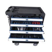 SCHEPPACH TW 1000 DÍLENSKÝ VOZÍK S NÁŘADÍM, 7 ZÁSUVEK, 263 DÍLŮ - VOZÍKY S NÁŘADÍM - DÍLNA A GARÁŽ