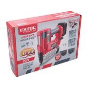 EXTOL PREMIUM HŘEBÍKOVAČKA/SPONKOVAČKA AKU SHARE20V, 20V LI-ION, 2AH, 8891860 - AKU SPONKOVAČKY, HŘEBÍKOVAČKY - AKU NÁŘADÍ