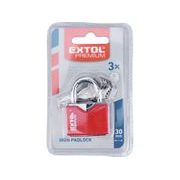 EXTOL PREMIUM ZÁMEK VISACÍ KOVOVÝ, 30MM, 8857463 - ZÁMKY VISACÍ - DÍLNA A GARÁŽ