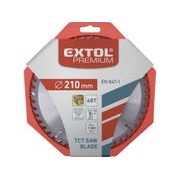 EXTOL PREMIUM KOTOUČ PILOVÝ S SK PLÁTKY, O 210X3,0X25,4MM, 48T, 8803235 - PRŮMĚR 190, 200, 210 A 216 - PŘÍSLUŠENSTVÍ