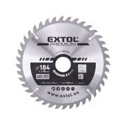 EXTOL PREMIUM KOTOUČ PILOVÝ S SK PLÁTKY, O 184X3,0X30MM, 40T, 8803221 - PRŮMĚR 170, 180 A 185{% if kategorie.adresa_nazvy[0] != zbozi.kategorie.nazev %} - PŘÍSLUŠENSTVÍ{% endif %}