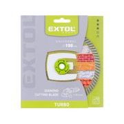 EXTOL CRAFT KOTOUČ DIAMANTOVÝ ŘEZNÝ, TURBO - SUCHÉ I MOKRÉ ŘEZÁNÍ, O 150X22,2X2,4MM, 903053 - DIA KOTOUČ 150 MM - PŘÍSLUŠENSTVÍ