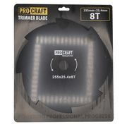 NŮŽ KŘOVINOŘEZU (KOTOUČ) (D255*25.4) 8T PROCRAFT | H-8T PROCRAFT - ŽACÍ LISTY - NOŽE - ZAHRADA