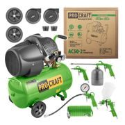 KOMPRESOR PROCRAFT AC50-2 | AC50-2 PROCRAFT - OLEJOVÉ KOMPRESORY{% if kategorie.adresa_nazvy[0] != zbozi.kategorie.nazev %} - PNEU NÁŘADÍ{% endif %}