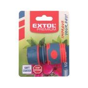EXTOL PREMIUM RYCHLOSPOJKA NA HADICI, 1/2", STOP VENTIL, 8876402 - PLASTOVÉ SPOJKY - ZAHRADA