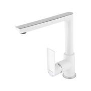 DŘEZOVÁ BATERIE MIXXUS PREMIUM ALEX 018 (NUT) WHITE-CHROME, BÍLÝ-CHROM | ALEX 018 (NUT) WHITE-CHROME PROCRAFT - DŘEZOVÉ BATERIE{% if kategorie.adresa_nazvy[0] != zbozi.kategorie.nazev %} - SANITA{% endif %}