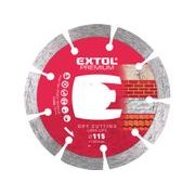 EXTOL PREMIUM KOTOUČ DIAMANTOVÝ ŘEZNÝ, SEGMENTOVÝ LONG LIFE - SUCHÉ ŘEZÁNÍ, 115X22,2X2MM, 108911 - DIA KOTOUČ 115 MM{% if kategorie.adresa_nazvy[0] != zbozi.kategorie.nazev %} - PŘÍSLUŠENSTVÍ{% endif %}