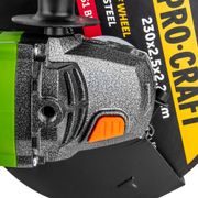 BRUSKA ÚHLOVÁ PROCRAFT PW2550 | PW2550 PROCRAFT - ÚHLOVÁ BRUSKA 230 MM - ELEKTRICKÉ NÁŘADÍ