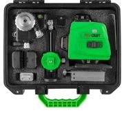 LASER ZELENÝ LINIOVÝ, KŘÍŽOVÝ SAMONIVELAČNÍ PROCRAFT LE-4G | LE-4G PROCRAFT - LINIOVÉ LASERY - MĚŘÍCÍ TECHNIKA