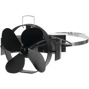 VENTILÁTOR KE KRBU MAGNETICKÝ(NAKLÁPĚCÍ), 4-LOPATKOVÝ, ÚCHYT NA KOUŘOVOD - KAMNA, KRBY, KRBOVÁ KAMNA - DŮM A DOMÁCNOST, ELEKTRO..