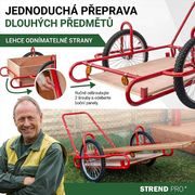 VOZÍK DVOUKOLÁK OPTIMUS, 89X63X25CM, NOSNOST 240KG - RUDLÍKY, VOZÍKY - DÍLNA A GARÁŽ