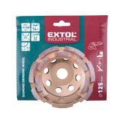 EXTOL INDUSTRIAL KOTOUČ DIAMANTOVÝ BRUSNÝ DVOUŘADÝ, O 125X22,2MM, 8703122 - DIAMATOVÉ KOTOUČE - BRUSNÉ - PŘÍSLUŠENSTVÍ
