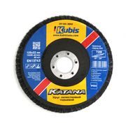 KOTOUČ LAMENOVÝ Т29 Р120, 125*22 ММ, ZIRCONIA KATANA OCEL/NEREZ | 07-00-3912 KUBIS - LAMELOVÉ KOTOUČE{% if kategorie.adresa_nazvy[0] != zbozi.kategorie.nazev %} - PŘÍSLUŠENSTVÍ{% endif %}