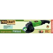 ÚHLOVÁ BRUSKA PROCRAFT PW1200 (PW860), 125MM | PW1200 PROCRAFT - ÚHLOVÁ BRUSKA 125 MM - ELEKTRICKÉ NÁŘADÍ