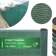 STÍNÍCÍ TKANINA 1,8X50M, 150G/M2, UV, STÍNĚNÍ 85% - ZAHRADNÍ TEXTILIE, TKANINY - ZAHRADA