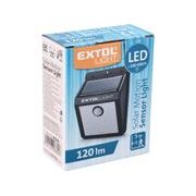 EXTOL LIGHT SVĚTLO NÁSTĚNNÉ S POHYBOVÝM ČIDLEM, 120LM, SOLÁRNÍ NABÍJENÍ, 43130 - LED SVĚTLA - SVÍTIDLA