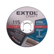 EXTOL CRAFT KOTOUČE ŘEZNÉ NA KOV, 5KS, O 115X1,6X22,2MM, 106910 - ŘEZNÝ KOTOUČ 115 MM{% if kategorie.adresa_nazvy[0] != zbozi.kategorie.nazev %} - PŘÍSLUŠENSTVÍ{% endif %}